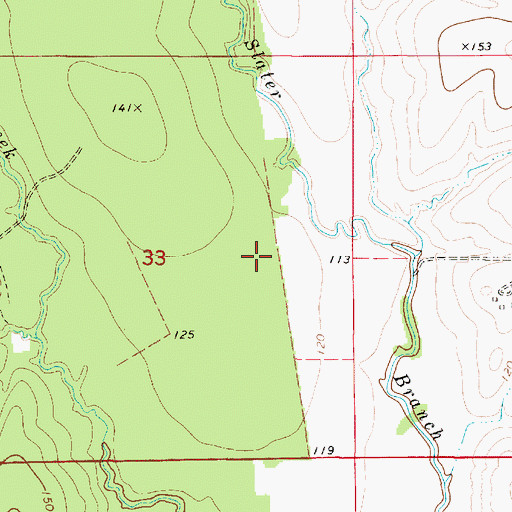 Topographic Map of Bethel, AL