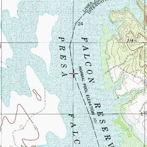 Topographic Map of Buoy Number 22, TX