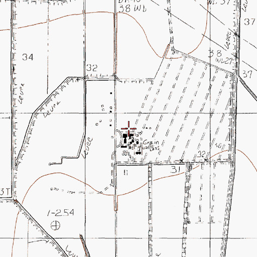 Topographic Map of Texas Agricultural Experiment Station, TX