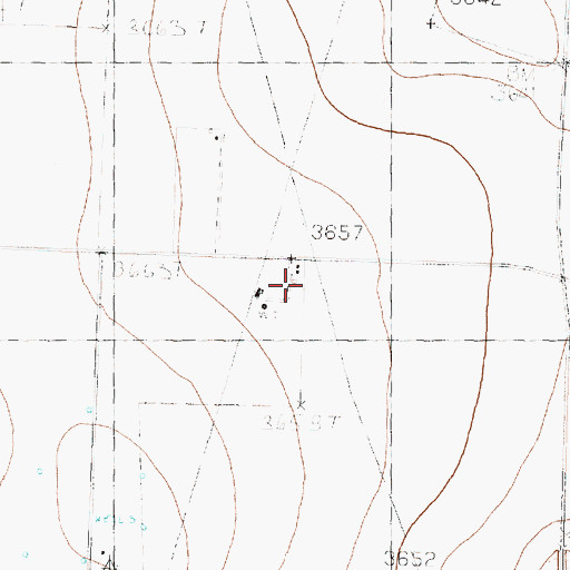Topographic Map of Canyon Pumping Station, TX