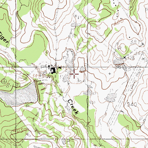 Topographic Map of Fairway Hunt Club, TX