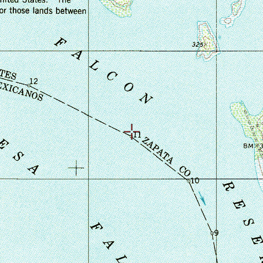 Topographic Map of Buoy Number 11, TX