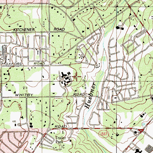 Topographic Map of Methodist Mission Home, TX