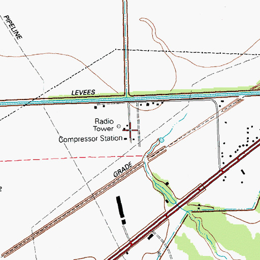 Topographic Map of CIG 809 Heliport, TX