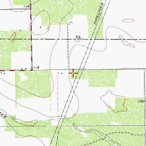 Topographic Map of CIG 402 Heliport, TX