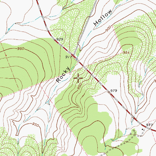 Topographic Map of 4BH Heliport, TX