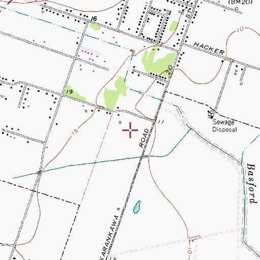 Topographic Map of HHI Hitchcock Heliport, TX