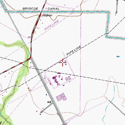 Topographic Map of CIG 812 Heliport, TX