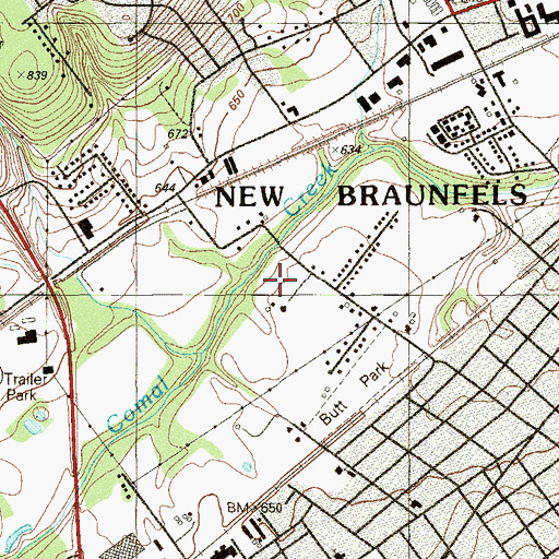 Topographic Map of McCoy Building Sup 16 Heliport, TX