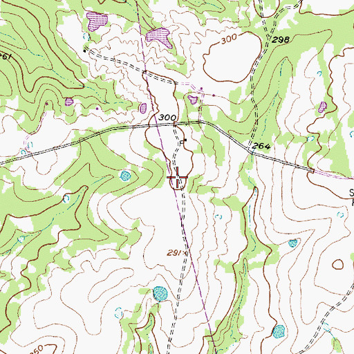 Topographic Map of Gdap Air Ranch, TX