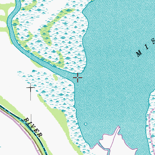 Topographic Map of Schwings Bayou, TX