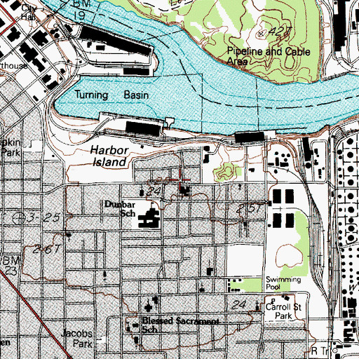 Topographic Map of Starlight Church, TX