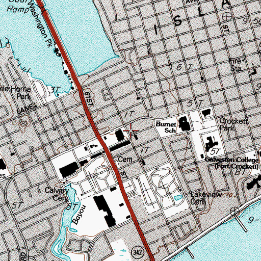 Topographic Map of Apostolic Church, TX