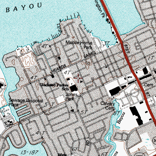 Topographic Map of Christian Heritage Church, TX