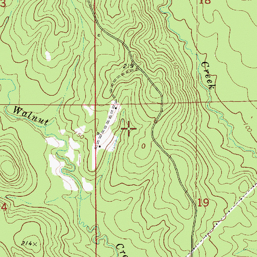 Topographic Map of Macedonia Church (historical), AL