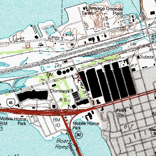 Topographic Map of New Hope Church, TX