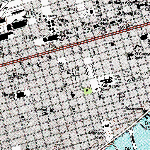Topographic Map of Spiritual True Church, TX