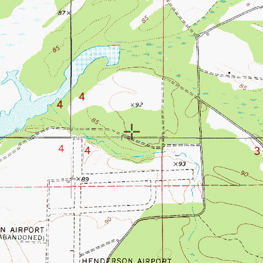Topographic Map of Morning Star Church (historical), AL