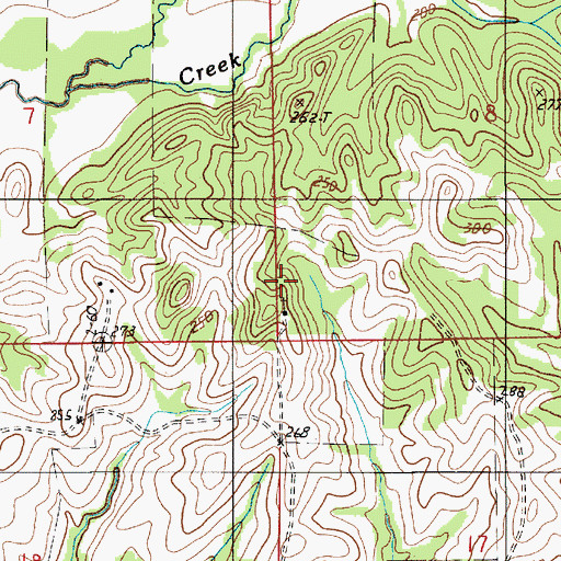 Topographic Map of New Liberty Church (historical), AL