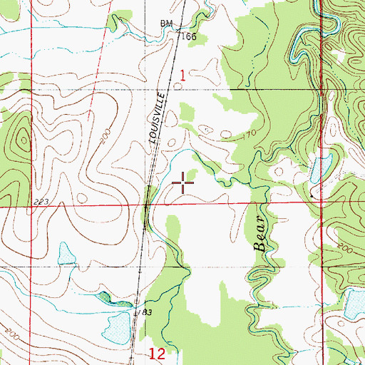 Topographic Map of New Virgin Church, AL