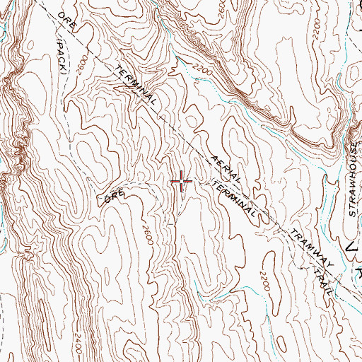 Topographic Map of Ore Terminal Trail, TX