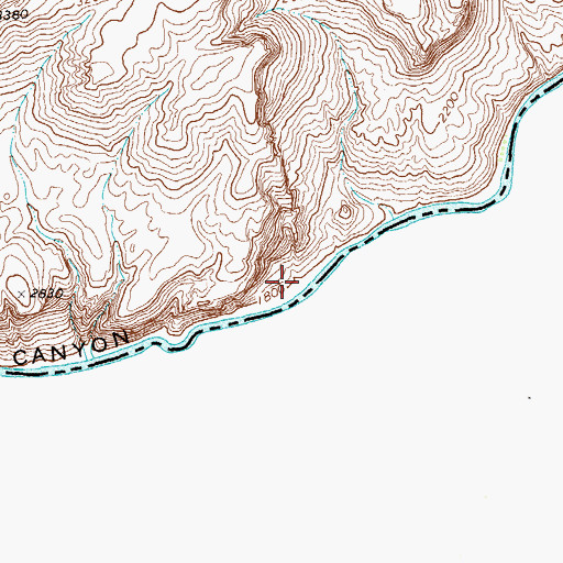 Topographic Map of Boquillas Canyon, TX