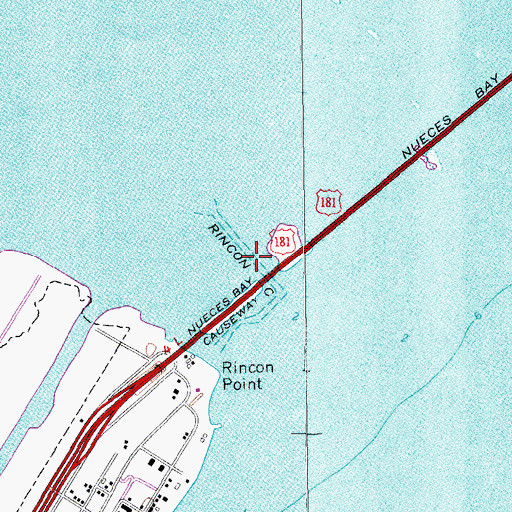 Topographic Map of Rincon Canal, TX