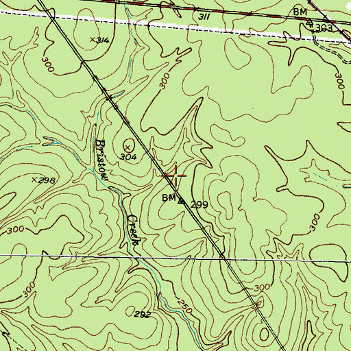 Topographic Map of Druso Post Office (historical), TX