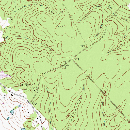 Topographic Map of Lone Star Trail, TX