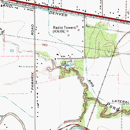 Topographic Map of KKCR-AM (Wichita Falls), TX