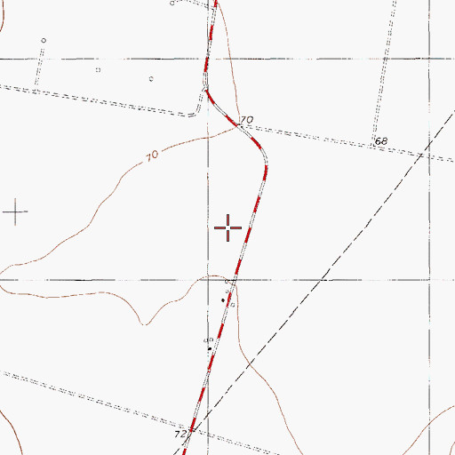 Topographic Map of KBIC-FM (Alice), TX