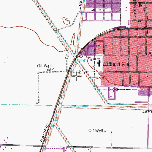 Topographic Map of KMKS-FM (Bay City), TX