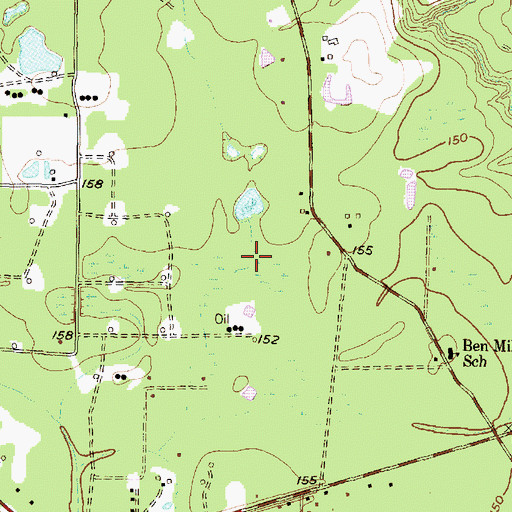 Topographic Map of KJZS-FM (Conroe), TX