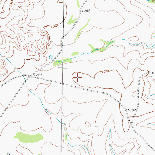 Topographic Map of KTDR-FM (Del Rio), TX