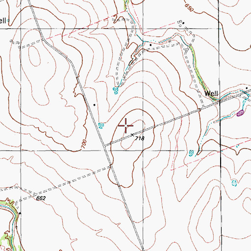 Topographic Map of KJWL-FM (Georgetown), TX