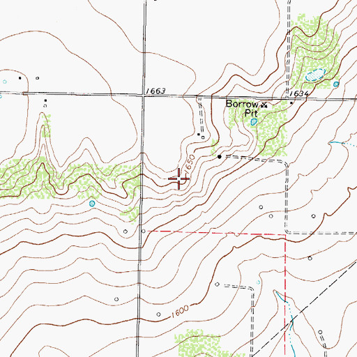 Topographic Map of KVRP-FM (Haskell), TX