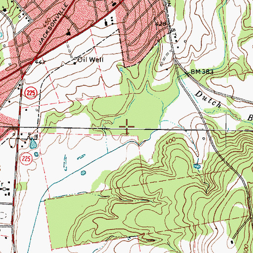 Topographic Map of KGRI-FM (Henderson), TX