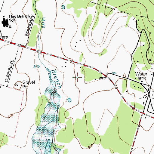 Topographic Map of KIIZ-FM (Killeen), TX