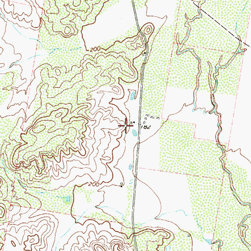Topographic Map of KCTM-FM (Rio Grande City), TX