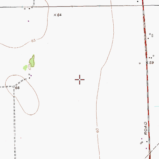 Topographic Map of KLUX-FM (Robstown), TX