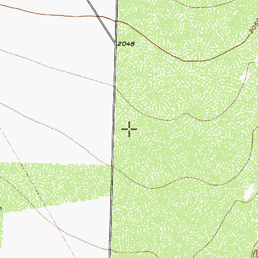 Topographic Map of KKLK-FM (San Angelo), TX