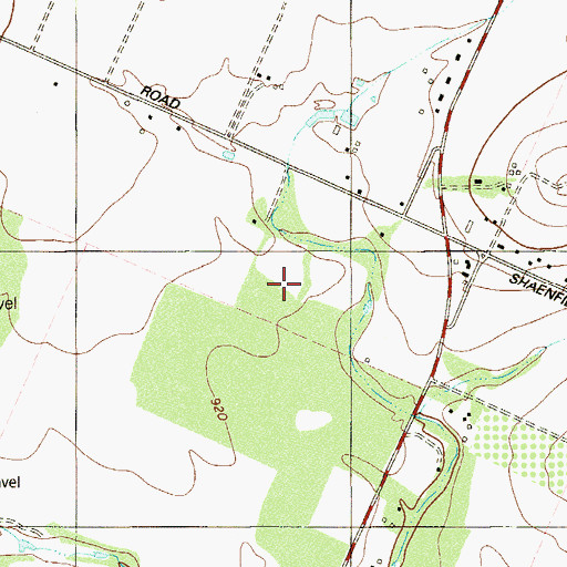 Topographic Map of KAJA-FM (San Antonio), TX