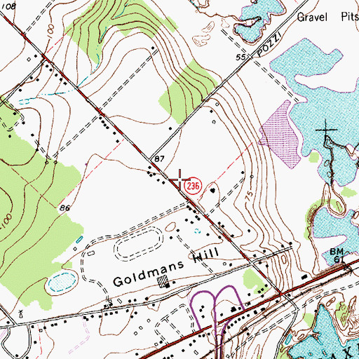 Topographic Map of KEPG-FM (Victoria), TX