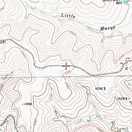 Topographic Map of Beggs Ranch-Aledo Airport (historical), TX