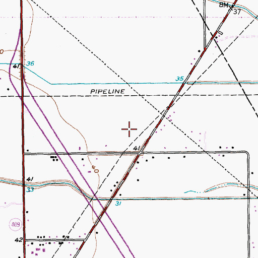 Topographic Map of D W C Heliport, TX