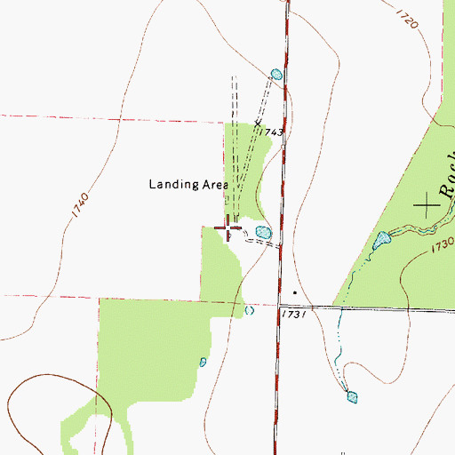 Topographic Map of Douglas Flying Service Private Airport, TX