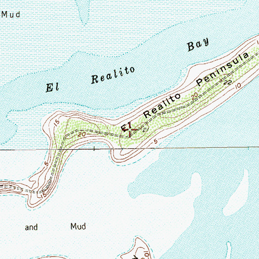Topographic Map of Rancho Buena Vista Airport, TX