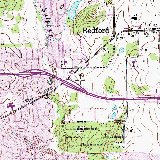Topographic Map of Northeast Community Hospital Heliport, TX