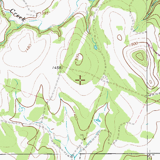 Topographic Map of Charlie Thomas Ranch Airport (historical), TX