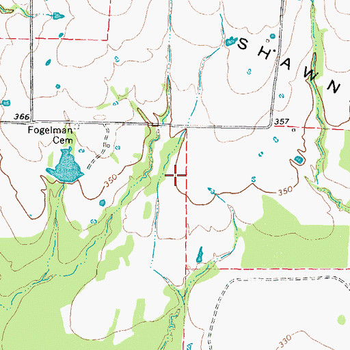Topographic Map of Molair Airport, TX